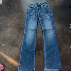 Women’s wrangler blue jeans